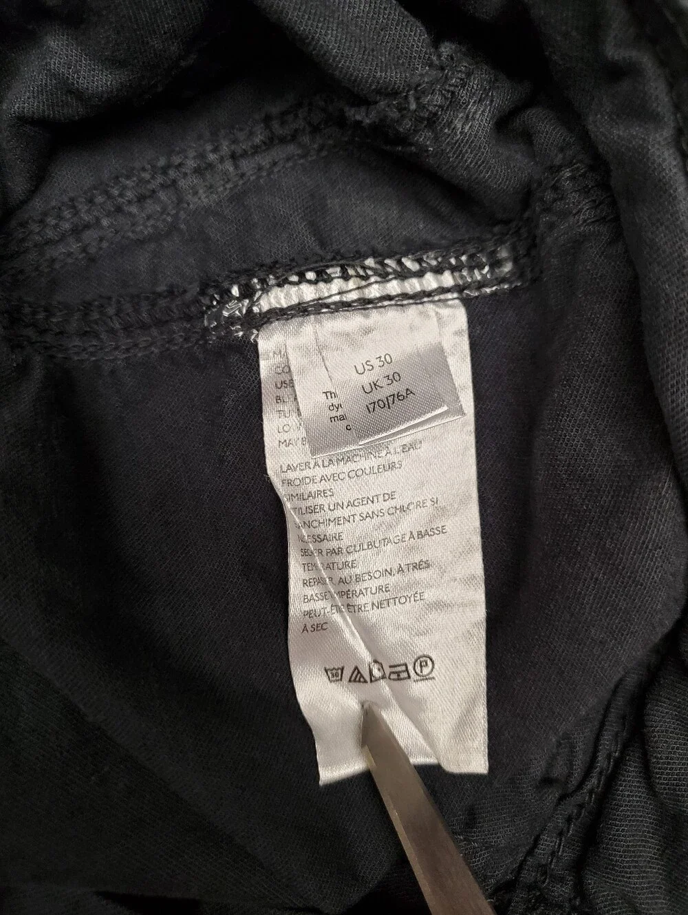 Anthropologie The Wanderer Cargo Shorts Sz 30 Navy Utility Boho Pockets